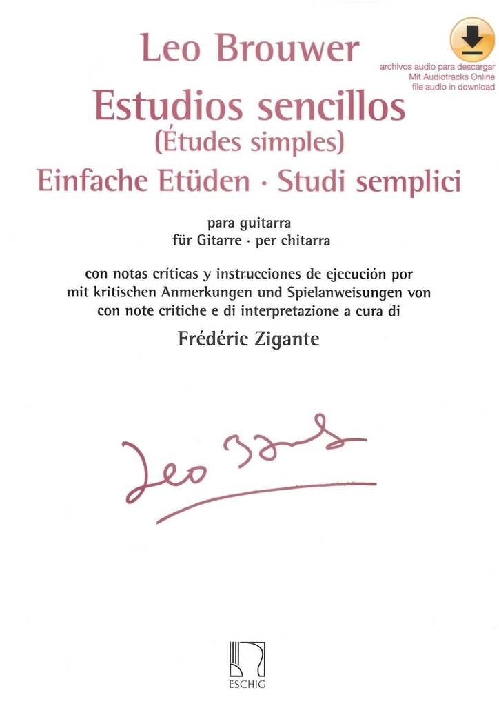 Estudios Sencillos-Einfache Etüden-Études simples